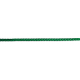 Corde tressée verte en polypropylène Ø 4 mm au mètre CHAPUIS