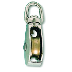 Poulie 1 galet pivotant – Idéale corde Ø 6 mm | CHAPUIS