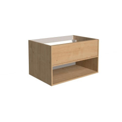 Meuble sous-plan Marny 80cm Chêne Arlington – Rangement Malin