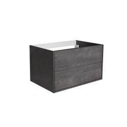 Meuble sous-plan Marny 80cm Béton – Rangement Pratique | ALLIBERT