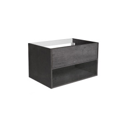 Meuble Marny 80cm Béton – Design & Pratique | ALLIBERT