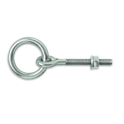 Anneau d'écurie à écrou 5x12cm – Fixation Robuste | CHAPUIS