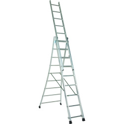 Échelle en aluminium Nivodor 3x9 – Robuste et stable | ESCALO