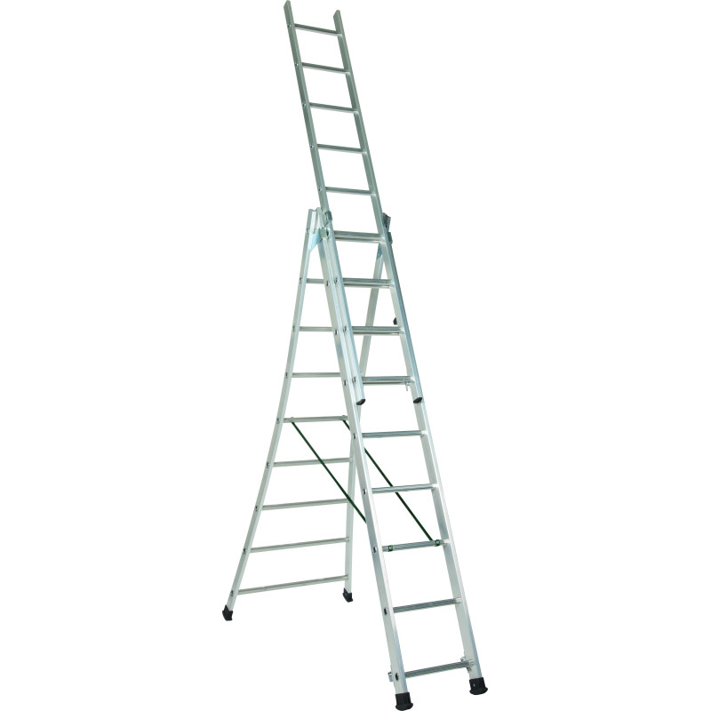 Échelle en aluminium Nivodor 3x9 – Robuste et stable | ESCALO