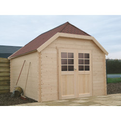 Abri de jardin bois Limerick 28mm 2.98x3.88m traité | SOLID