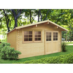 Abri de jardin en bois Niort 28 mm 4,18 x 2,98 m | SOLID