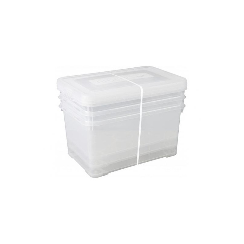 Box de rangement Handy Box 50 L 3 pièces