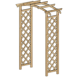 Pergola Rose - SOLID