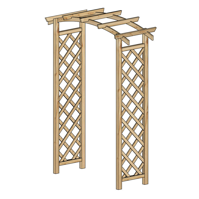 Pergola Rose - SOLID