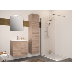 Ensemble salle de bain Bazil 60cm – Chêne Hamilton | ALLIBERT Ensemble salle de bain Bazil 60cm – Chêne Hamilton | ALLIBERT