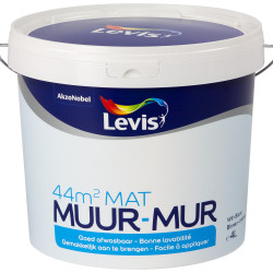 Peinture Murs & Plafonds Blanc Mat 4L – Finition Parfaite | LEVIS