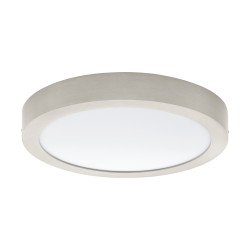 Plafonnier LED Fueva 1 nickel mat Ø 30 cm 22 W EGLO