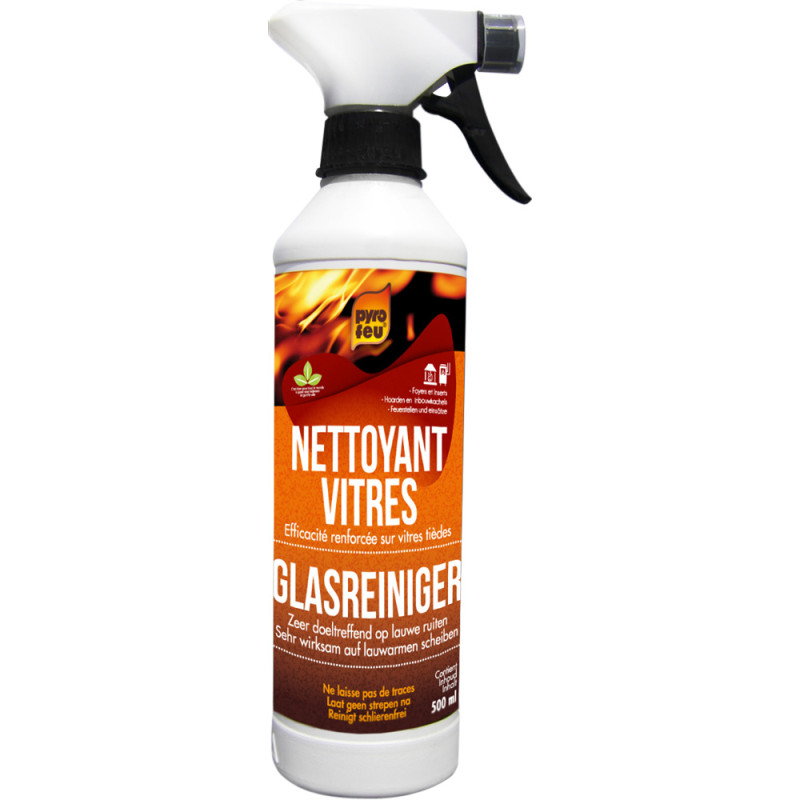 Nettoyant pour vitres d'inserts 500 ml PYROFEU