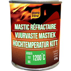 Mastic Réfractaire PYROFEU 450g – Réparation Foyers | PYROFEU