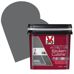 Peinture Cuisine Anthracite Satin 0,75L – Rénovez Facile | V33