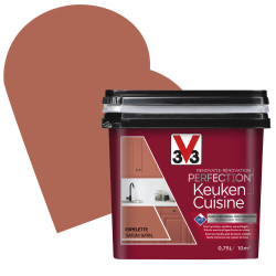 Peinture Rénovation Cuisine Espelette Satin 0,75L – Aspect Velouté | V33