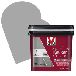 Peinture Rénovation Cuisine Inox Métallisé V33 – Aspect Métal | V33