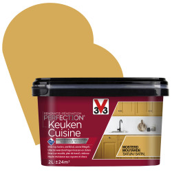 Peinture Rénovation Cuisine Moutarde Satin 2L – Éclat Durable | V33