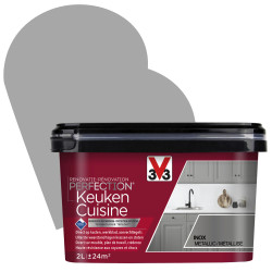 Peinture Rénovation Cuisine Inox Métallisé V33 – Aspect Neuf | V33