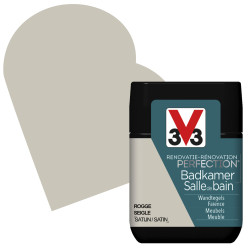 Peinture Rénovation Salle de Bain Seigle Satin – Aspect Velouté | V33
