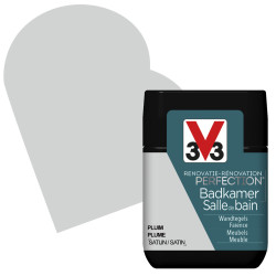 Peinture Rénovation Salle de Bain Plume Satin V33 – Facile à appliquer | V33