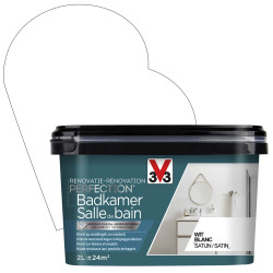 Peinture Rénovation Salle de Bain Blanc Satin V33 – Éclat Durable | V33