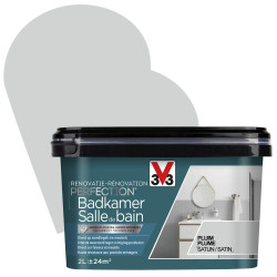Peinture Rénovation Salle de Bain Plume Satin V33 – Aspect Velouté | V33