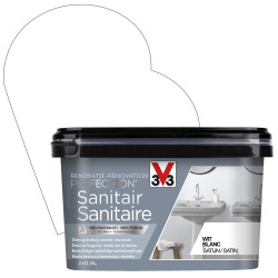 Peinture Rénovation Salle de Bain Blanc Satin V33 – Éclat Impeccable | V33