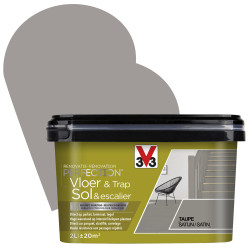 Peinture Sol & Escalier Taupe Satin V33 – Rénovation Facile | V33