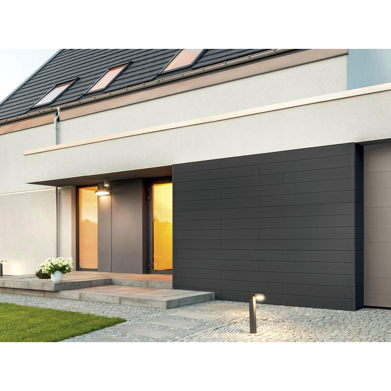 Lambris extérieur taupe en PVC 240 x 18,5 x 0,6 cm 6 pièces DUMACLIN Lambris extérieur taupe en PVC 240 x 18,5 x 0,6 cm 6 pièces DUMACLIN