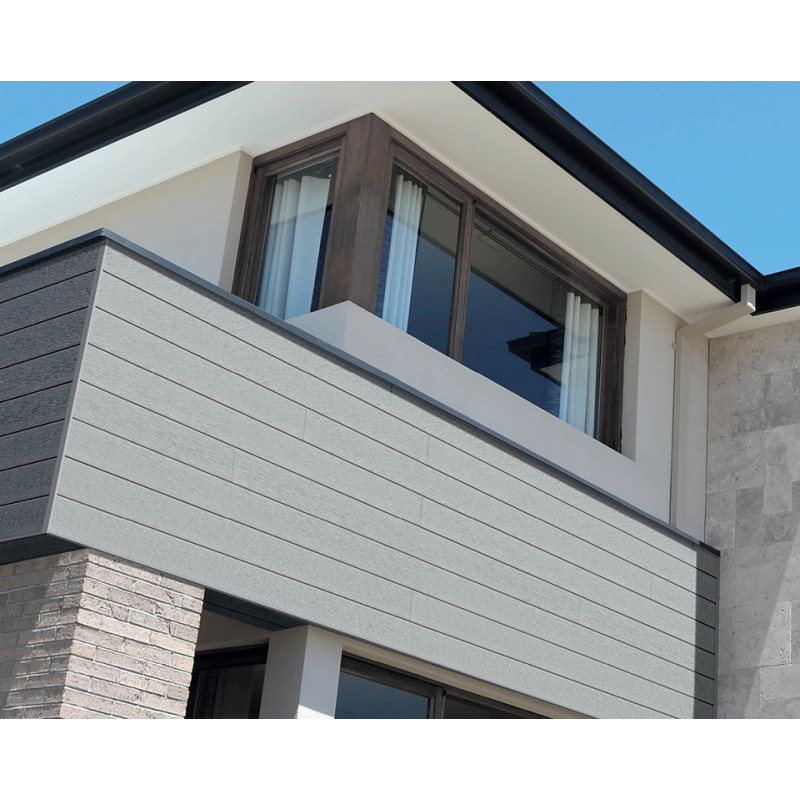 Lambris extérieur gris crème en PVC 240 x 18,5 x 0,6 cm 6 pièces DUMACLIN Lambris extérieur gris crème en PVC 240 x 18,5 x 0,6 cm 6 pièces DUMACLIN