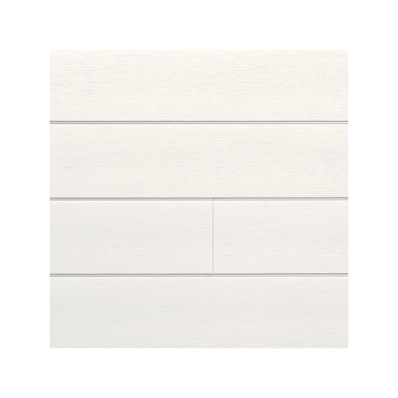 Lambris extérieur gris clair en PVC 240 x 18,5 x 0,6 cm 6 pièces DUMACLIN