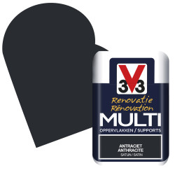 Peinture Rénovation Anthracite Satin V33 – Multi-supports | V33