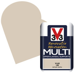 Peinture Rénovation Lin Satin V33 – Multi-supports | V33