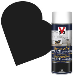 Peinture Rénovation Noir Satin V33 – Multi-supports | V33