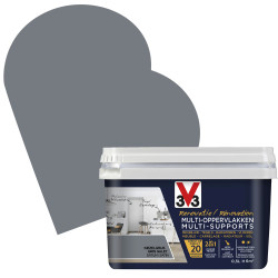 Peinture Rénovation Gris Galet Satin – Multi-supports | V33