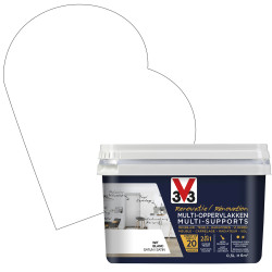 Peinture Rénovation V33 Blanc Satin – Multi-supports | V33