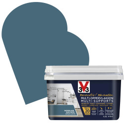 Peinture Rénovation V33 Bleu Batik Satin – Multi-supports | V33