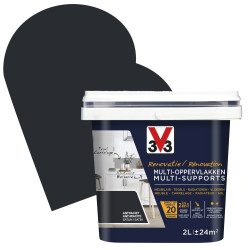 Peinture Rénovation Anthracite Satin V33 – Multi-supports | V33