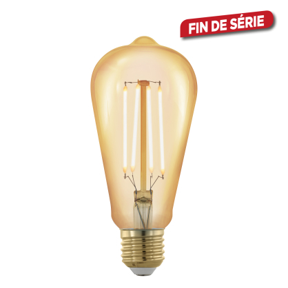 Ampoule LED Golden Age ST64 E27 4 W dimmable EGLO