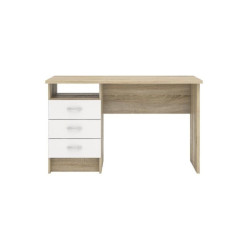 Bureau Function+ avec 3 tiroirs 120 x 48 x 72 cm