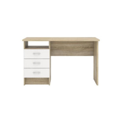 Bureau Function+ avec 3 tiroirs 120 x 48 x 72 cm