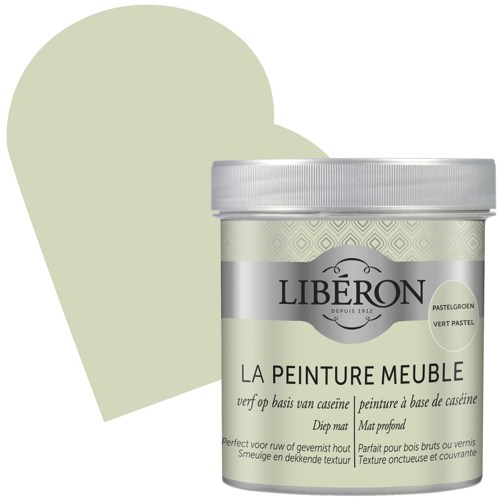 Peinture Pour Meubles A Base De Caseine Vert Pastel 0 5 L Liberon