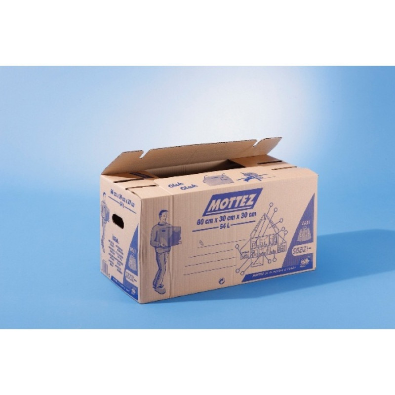Carton de déménagement 54L MOTTEZ – Robuste et pratique | MOTTEZ Carton de déménagement 54L MOTTEZ – Robuste et pratique | MOTTEZ