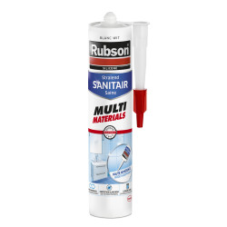 Mastic Silicone Blanc RUBSON – Idéal Salle de Bain | RUBSON