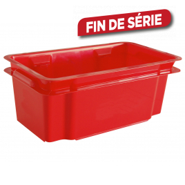 Box de rangement empilable Crownest rouge 7 L CURVER