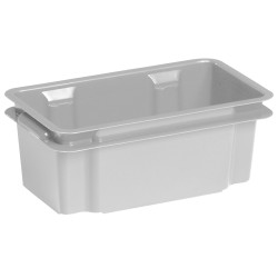 Box de rangement empilable Crownest gris 7 L CURVER