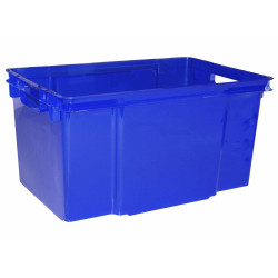 Box de rangement empilable Crownest bleu laser 50 L KETER