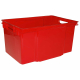 Box de rangement empilable Crownest rouge 50 L CURVER