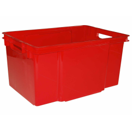 Box de rangement empilable Crownest rouge 50 L CURVER